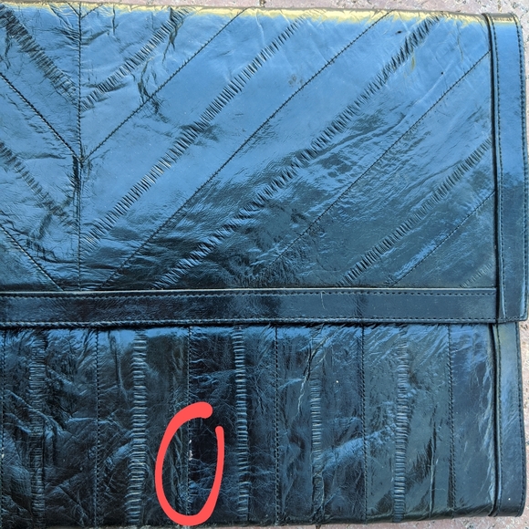 Vintage Eel Skin Clutch - Picture 5 of 7